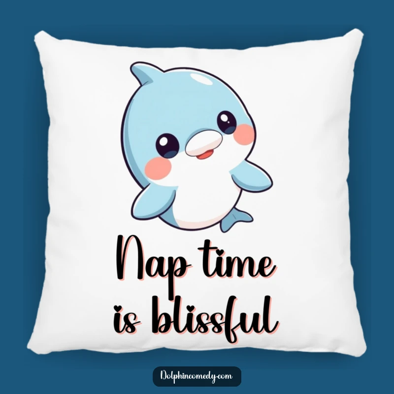 Soft Funny Dolphin Bobbing Head Pillow - Cozy Humor for Your Home