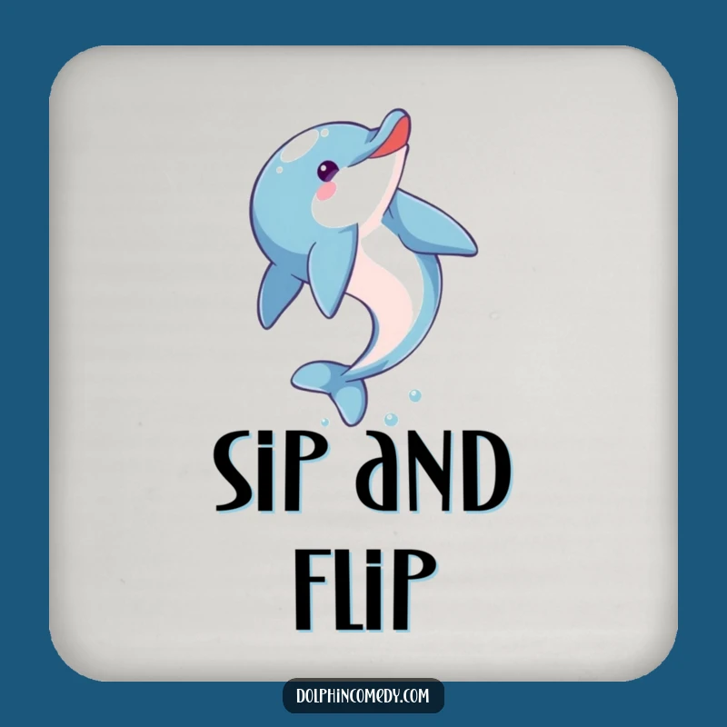 Funny Dolphin Coasters: Eager Somersaults for Table Protection