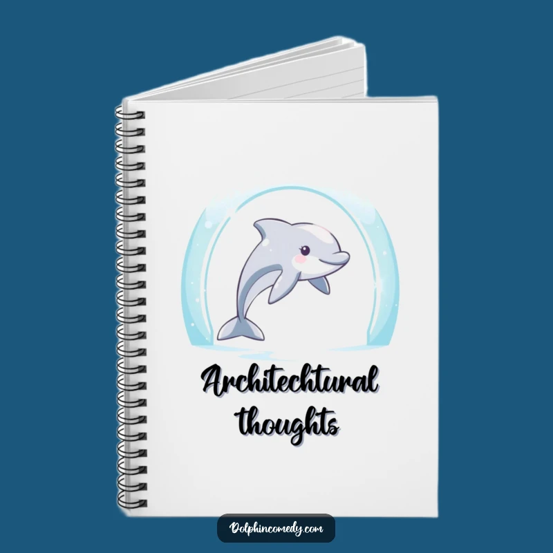 Funny Dolphin Archway Planner: Organize Your Goals with Marine Humor