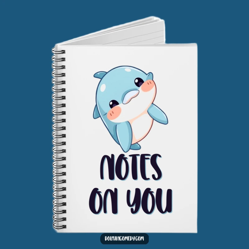 Funny Curious Dolphin Notebook: Head Bobbing Ideas, Your Creative Funny Gift