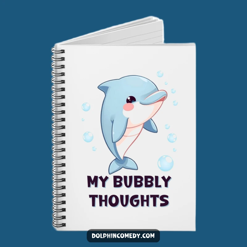 Funny Dolphin Bubble Chase Notebook: Jot Down Ideas with Playful Whimsy
