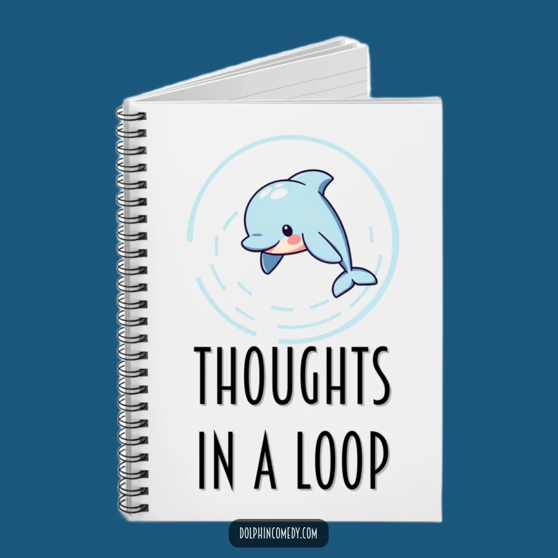Funny Dolphin Notebook: Playful Ripples for Ideas, Your Creative Funny Gift