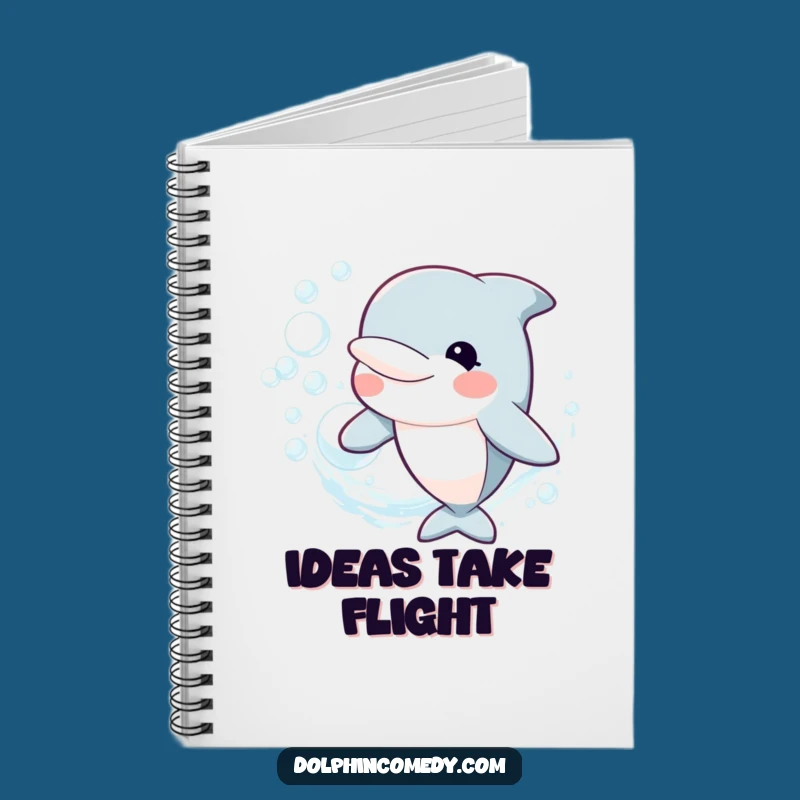 Funny Happy Dolphin Notebook: Bubble Ring Ideas, Your Creative Funny Gift