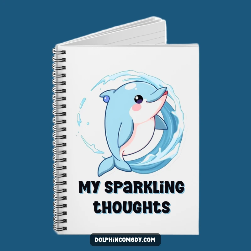 Funny Playful Dolphin Notebook - Hilarious Journal for Ocean Lovers & Dreamers
