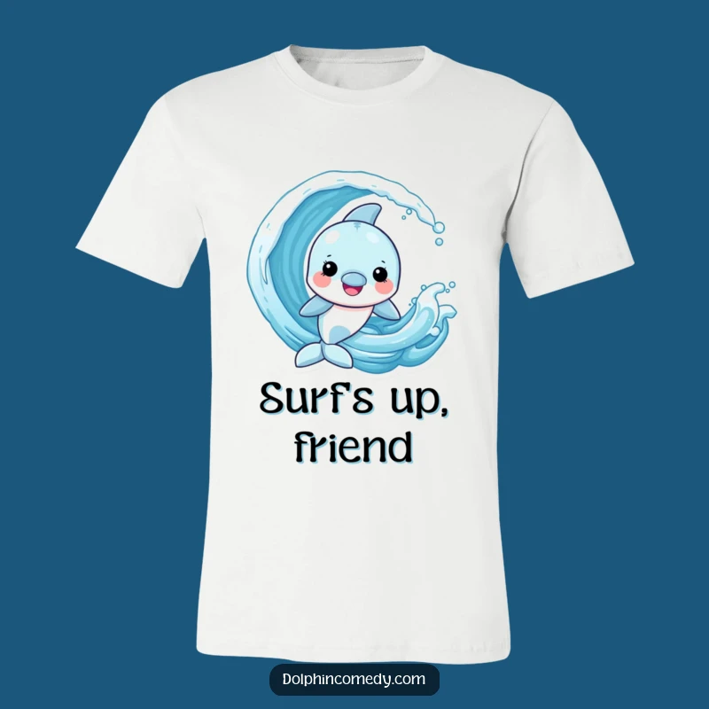 Funny Dolphin Playtime T-Shirt - Aquatic Fun & Humorous Tee Gift!