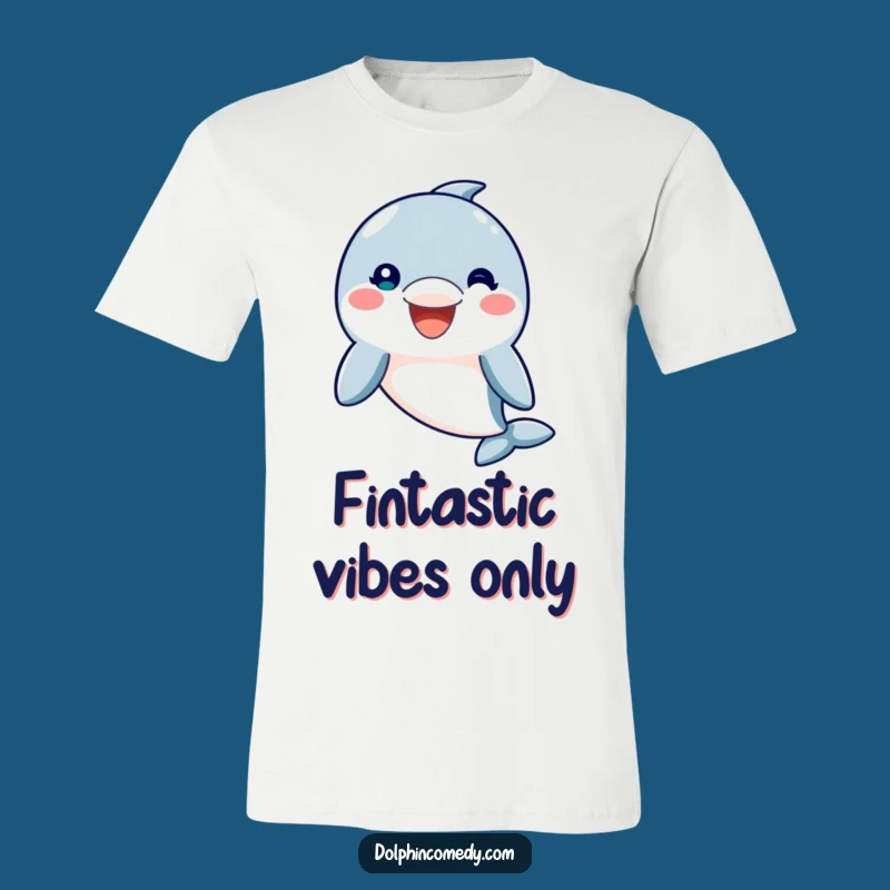 Funny Friendly Dolphin T-Shirt: A Welcoming Smile, Your New Favorite Funny Gift
