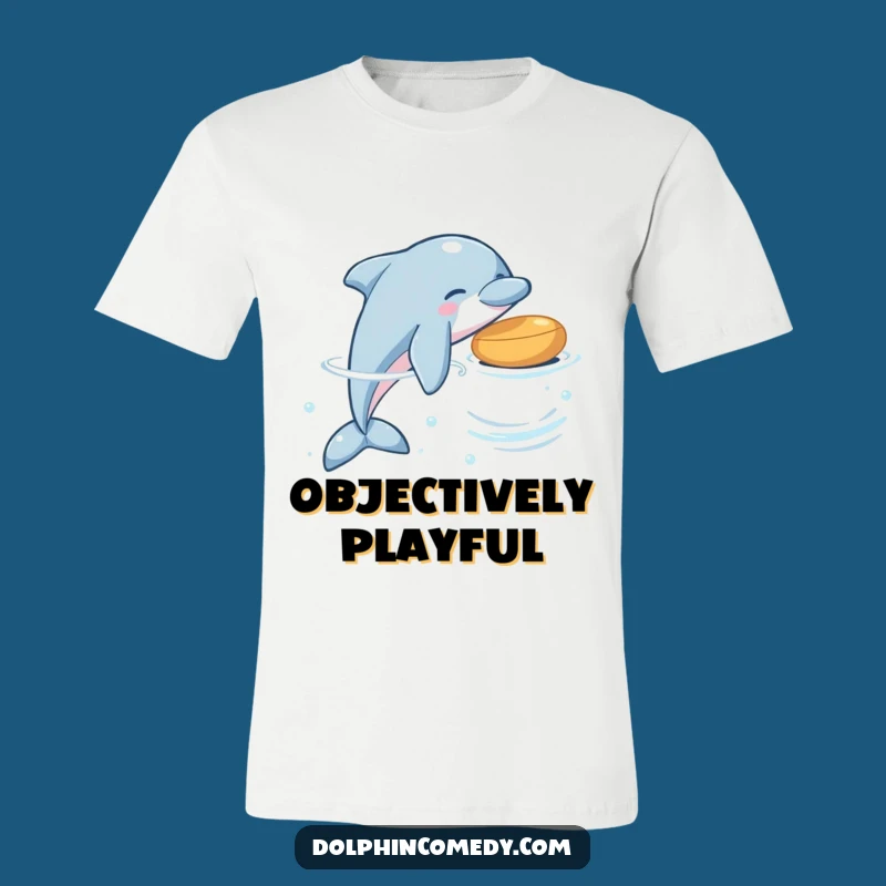 Funny Dolphin Nudge T-Shirt: Wear Your Playful Spirit with Comical Style